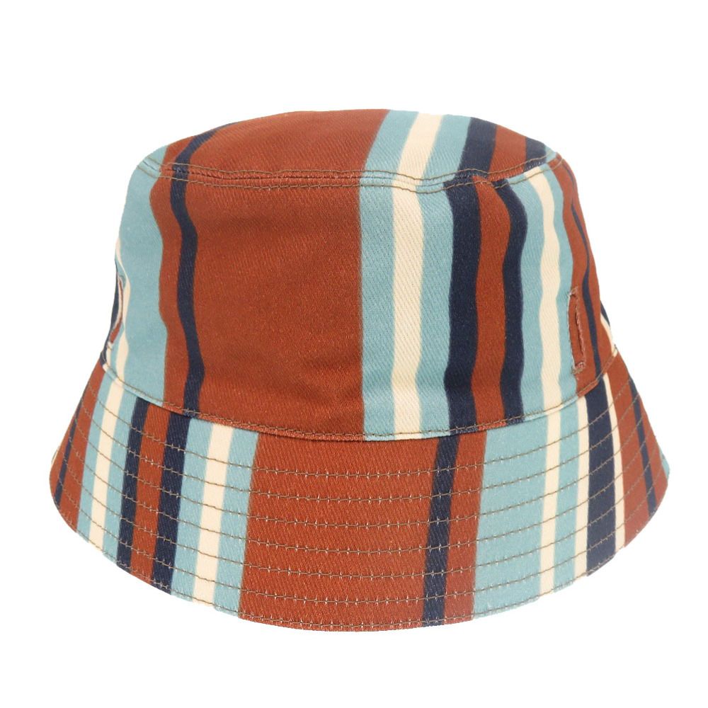 新品同様 プラダ トライアングルロゴ ストライプ サイズXL コットン