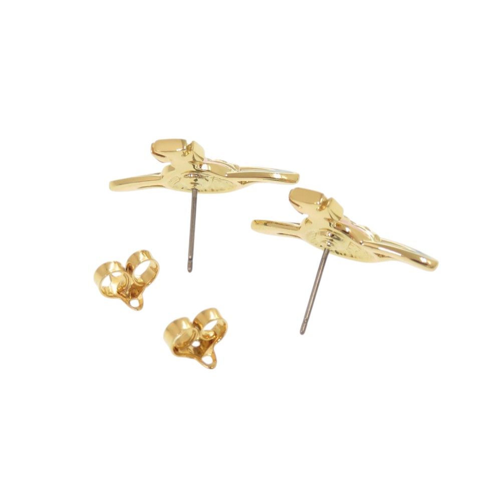 美品 ヴィヴィアンウエストウッド オーブ メタル ラインストーン