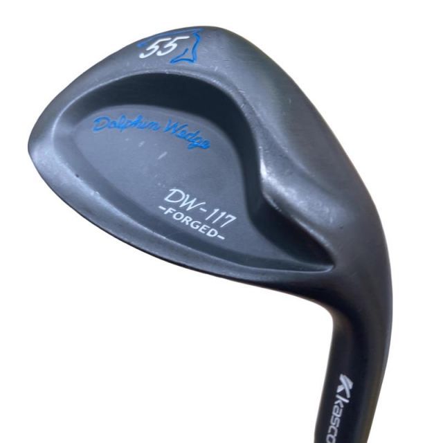 【２本セット】Dolphin Wedge DW-117 55度 51度 中古】 キャスコ Dolphin wedge DW-117 FORGED 55° ウェッジ WG KBS Hi