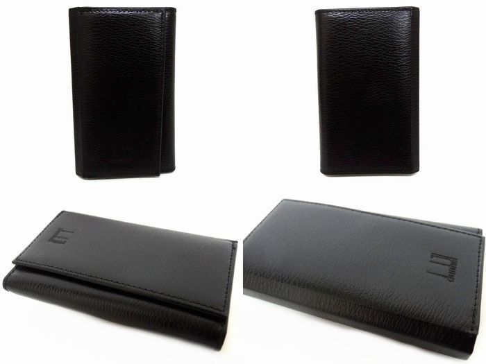 未使用 ダンヒル dunhill □ レザー 黒 ブラック メンズ キーケース 3