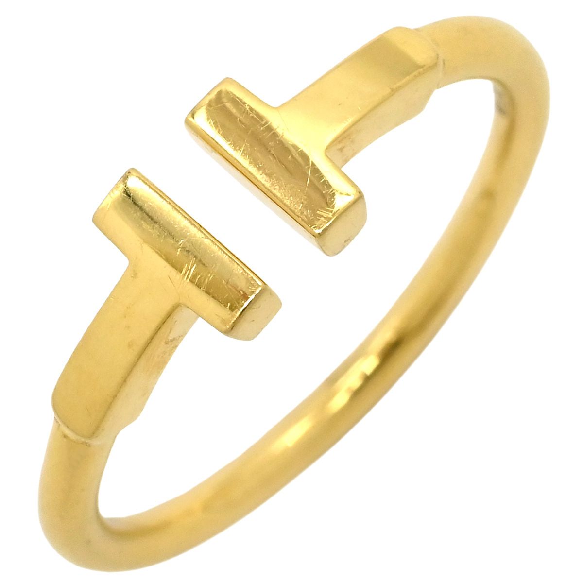 ティファニー Tiffany & Co リング 指輪 Tワイヤー イエローゴールド