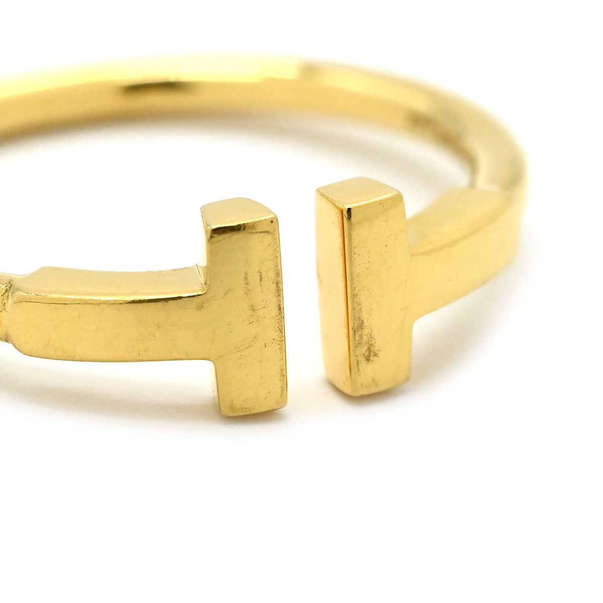 ティファニー　18Kゴールド リング 14号7.2g ティファニー Tiffany & Co リング 指輪 Tワイヤー イエローゴールド