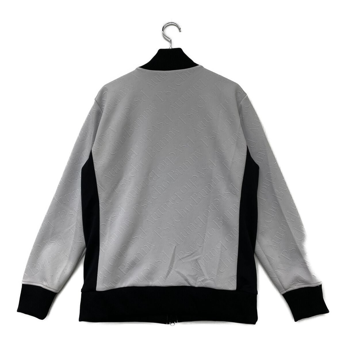 中古 メンズ サイコバニー Psycho Bunny ブルゾン L ライトグレー 蓄熱