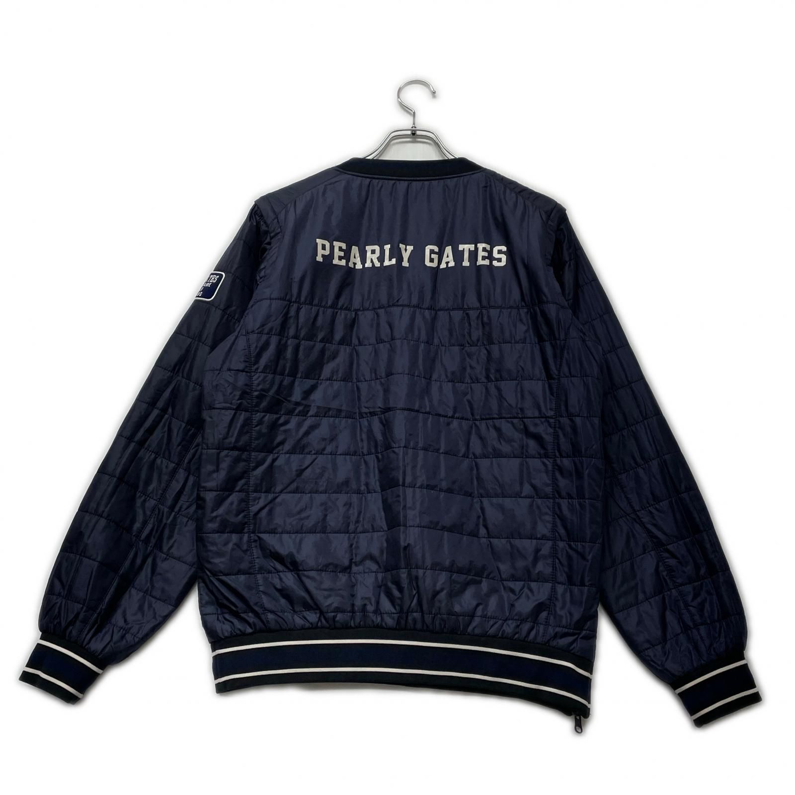 美品✨パーリーゲイツ　2wayスニードジャック　長袖&半袖　ネイビー　4/M 中古 メンズ パーリーゲイツ PEARLY GATES スニードジャック 4(M) 黒