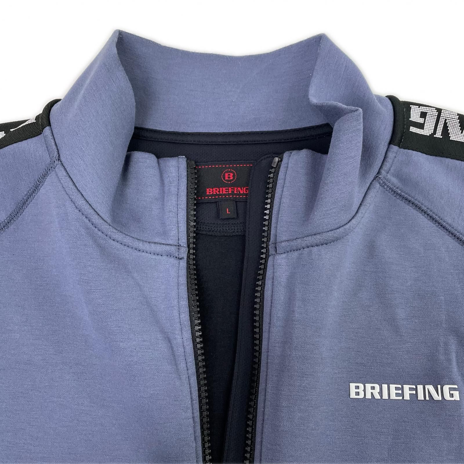 新品未使用❗️BRIEFING GOLF ブルゾンメンズ フルジップ ネイビー L 中古 メンズ ブリーフィング BRIEFING フルジップアウター L ブルー系