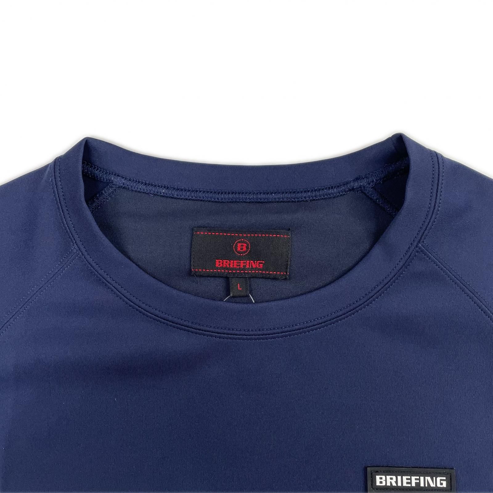 中古 メンズ ブリーフィング BRIEFING スウェット L 紺 クルーネック