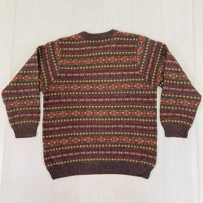 Vintage 80s 90s スコットランド製 肉厚 カシミヤ セーター スコットランド製 80s90s Scotland Vintage ジャガードニットセーター