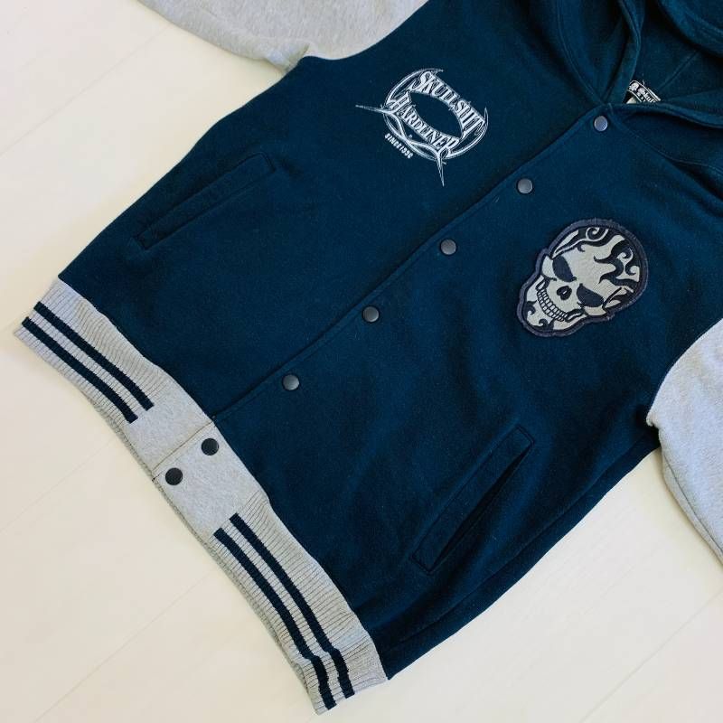 Japanese Vintage SKULLSHIT スウェット スタジャン フーディ CAB 