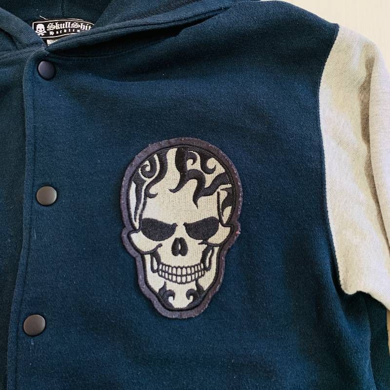 Japanese Vintage SKULLSHIT スウェット スタジャン フーディ CAB 