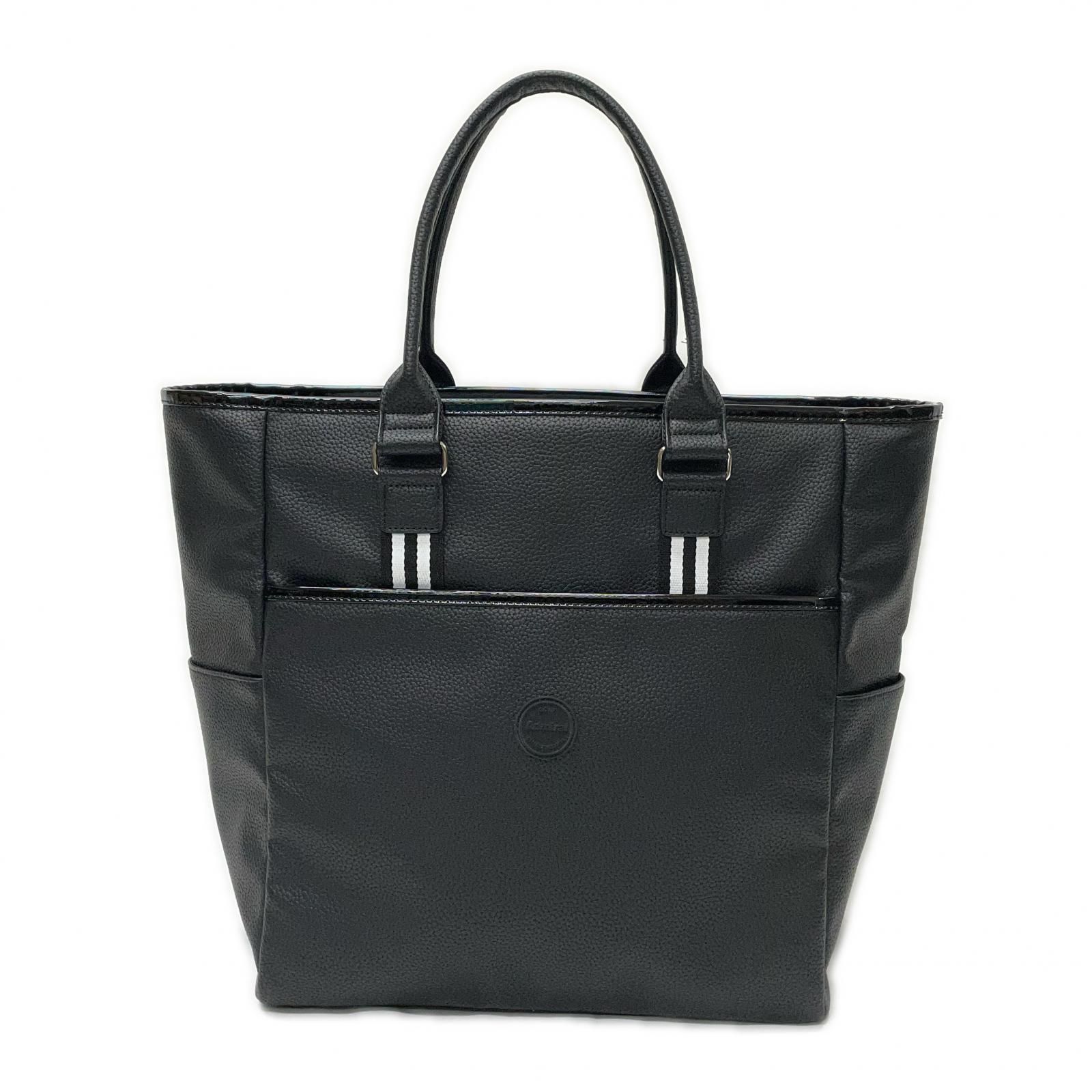  アドミラルゴルフ Admiral Golf トート型ボストンバッグ ブラック トートバッグ ロッカーバック 型押し シリコンワッペン レディースクラブ ゴルフバッグ キャディバッグ ゴルフ