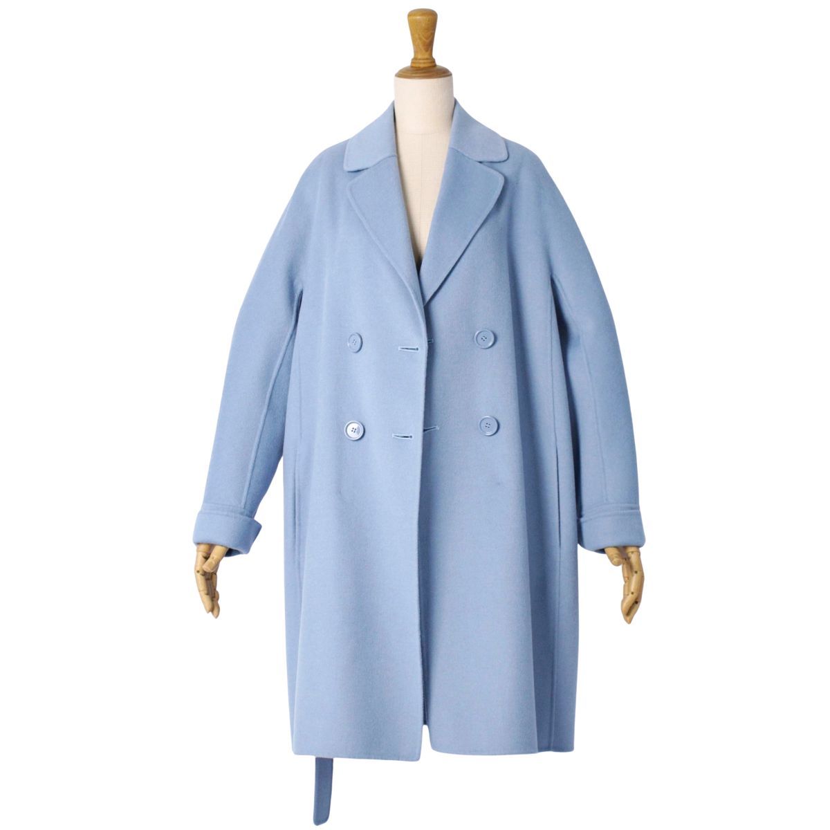MaxMara ダブルブレスト ロングコート 極美品 マックスマーラ S'Max Mara ロングコート ダブルブレスト cu