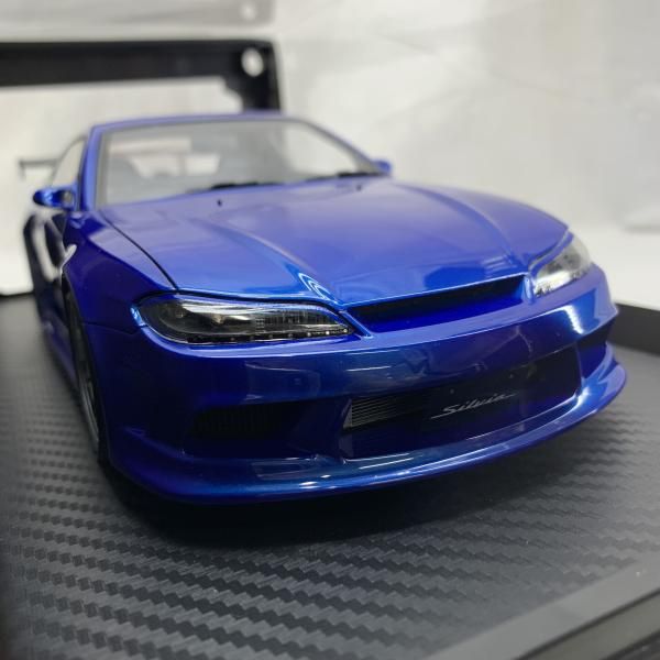 1 18 ｲｸﾞﾆｯｼｮﾝﾓﾃﾞﾙ VERTEX S 15 Silvia Blue Metallic 91