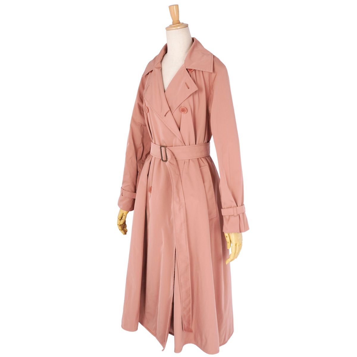 美品 マックスマーラ 最高級 白タグ トレンチコート ロングコート フレア L ✨美品✨マックスマーラ 最高級 白タグ トレンチコート ロングコート