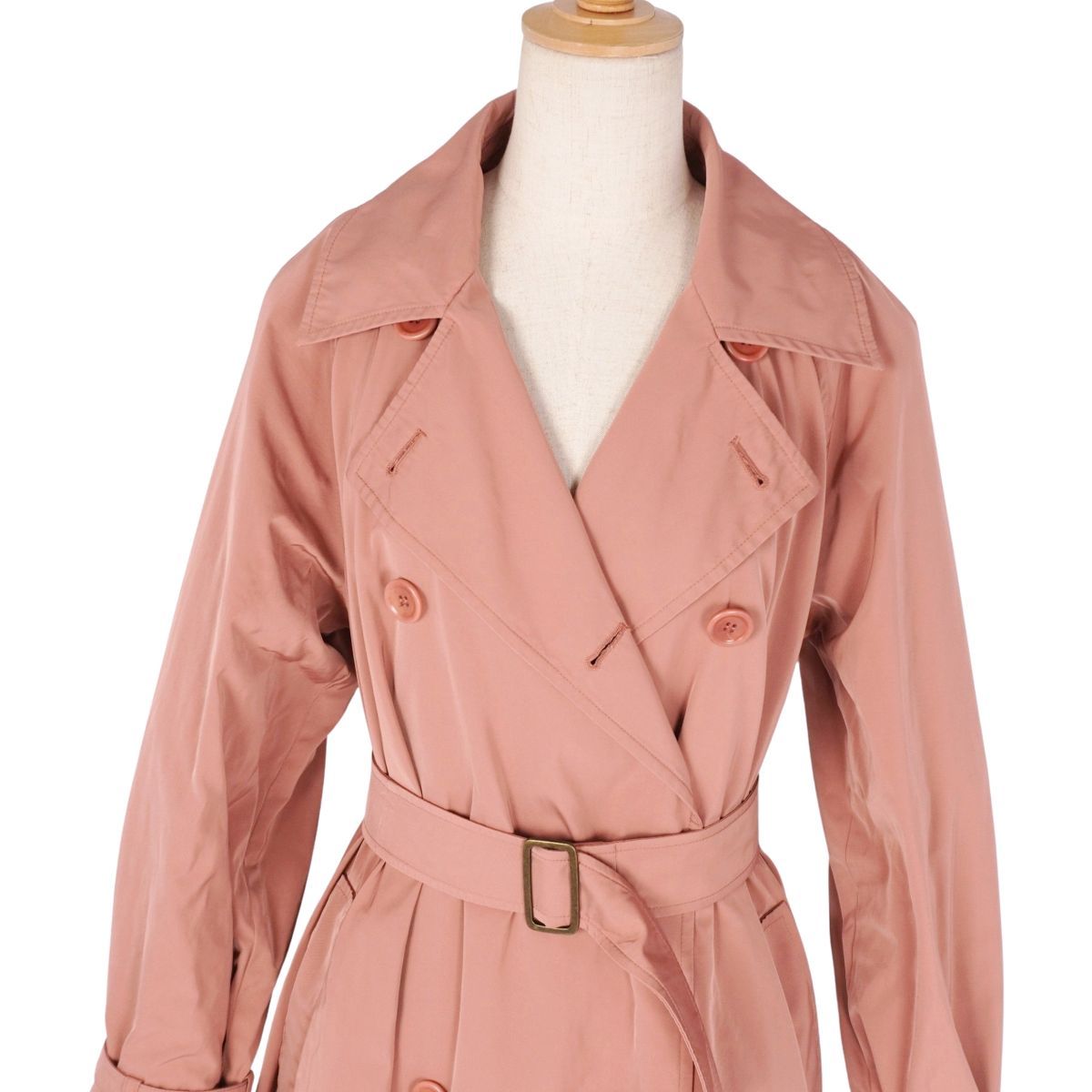 美品 マックスマーラ 最高級 白タグ トレンチコート ロングコート フレア L ✨美品✨マックスマーラ 最高級 白タグ トレンチコート ロングコート