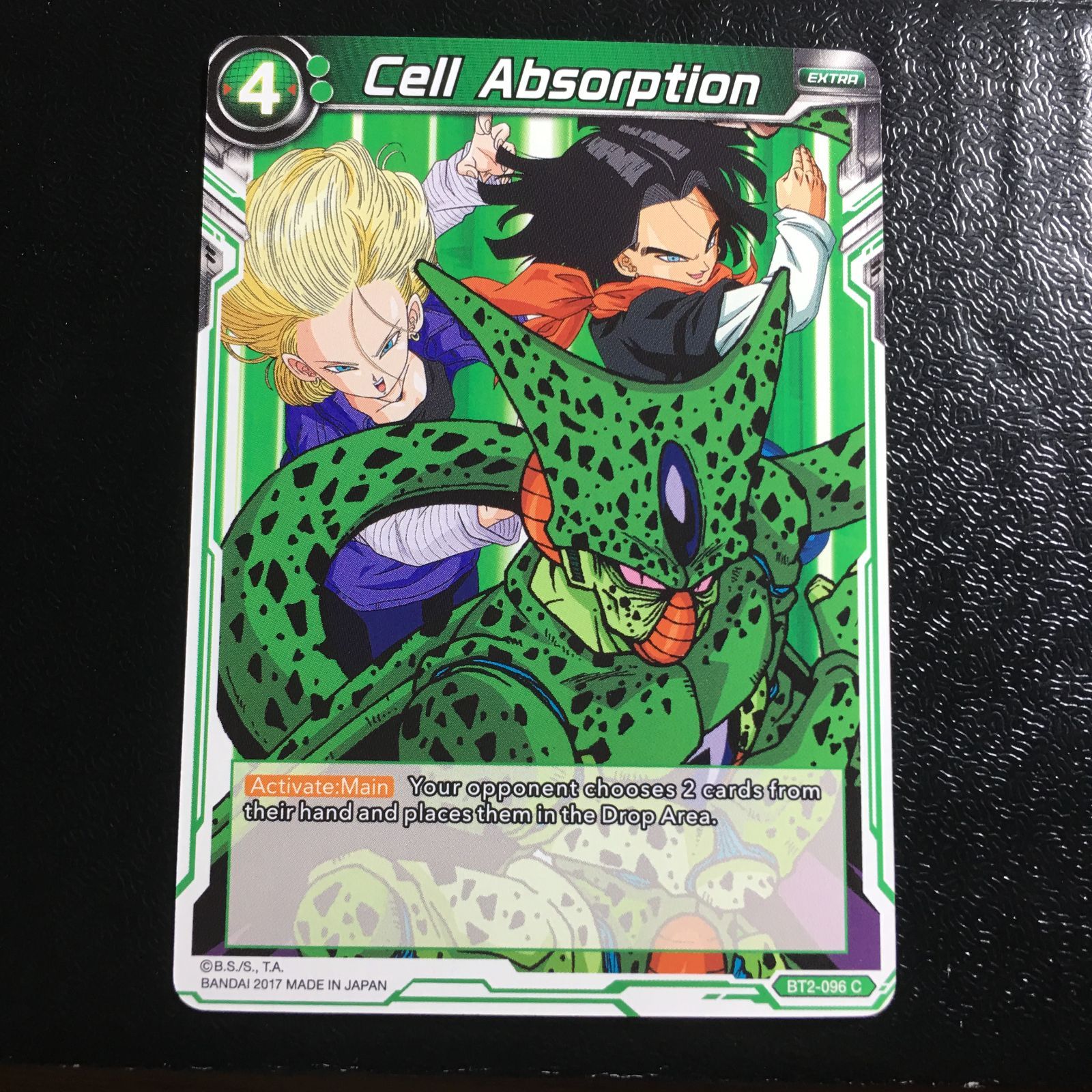 icカードダス 17号 18号 セル ドラゴンボール 超 スーパー 海外版 2