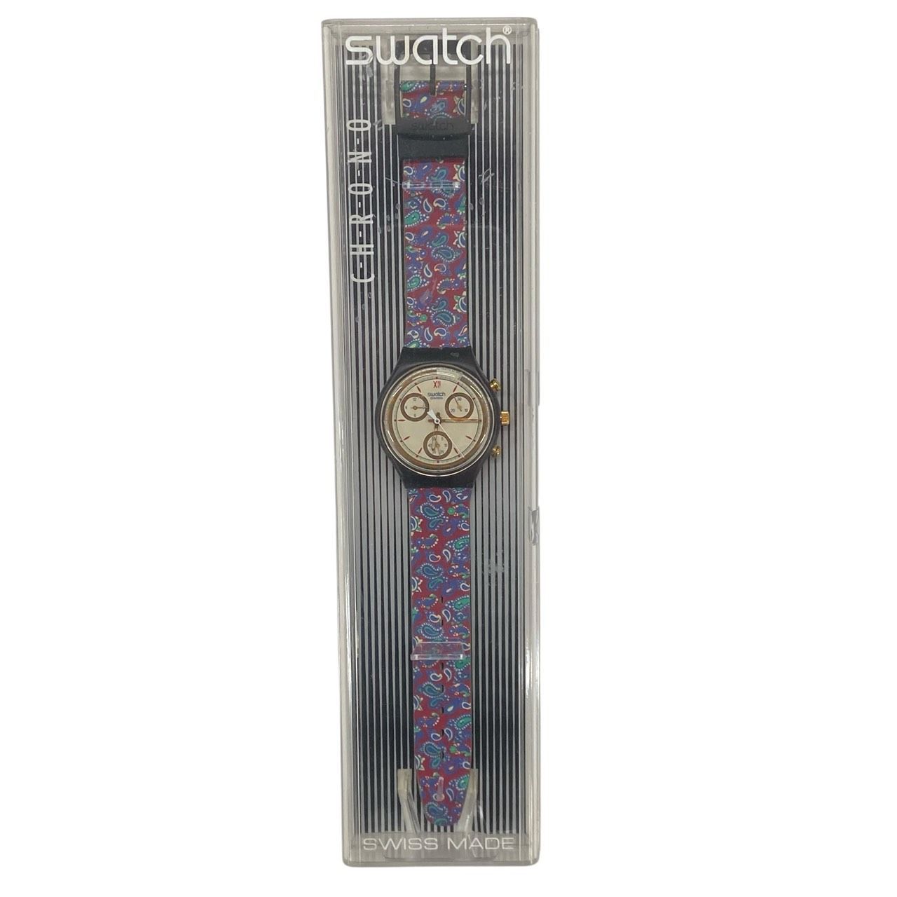 美品 Swatch スウォッチ CHRONO クロノ Russian Treasury SCG107 