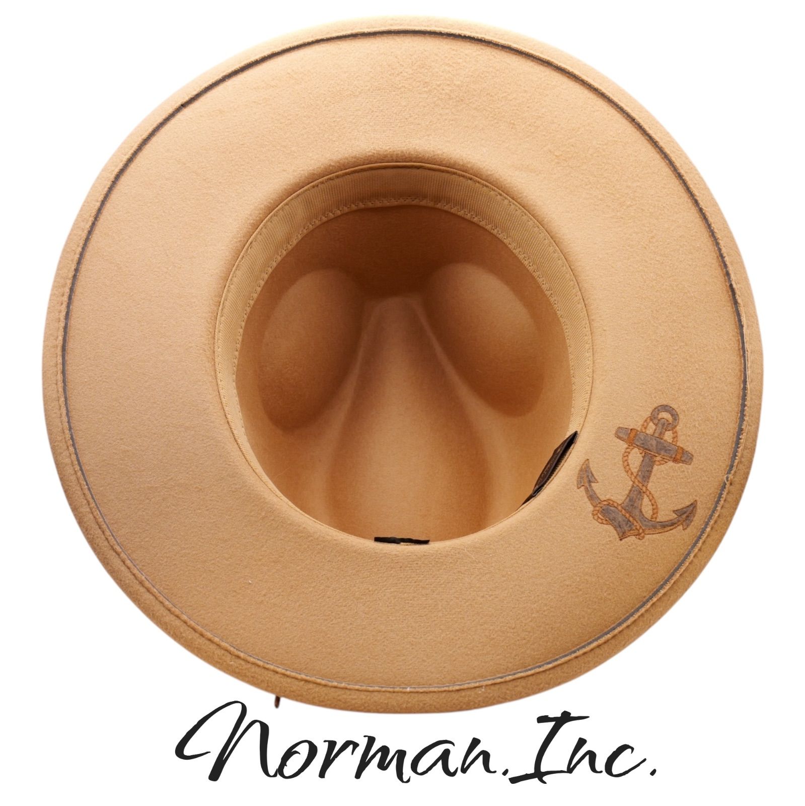 中折れハット ソフトハット メンズ 紳士 ハット 帽子 タトゥー