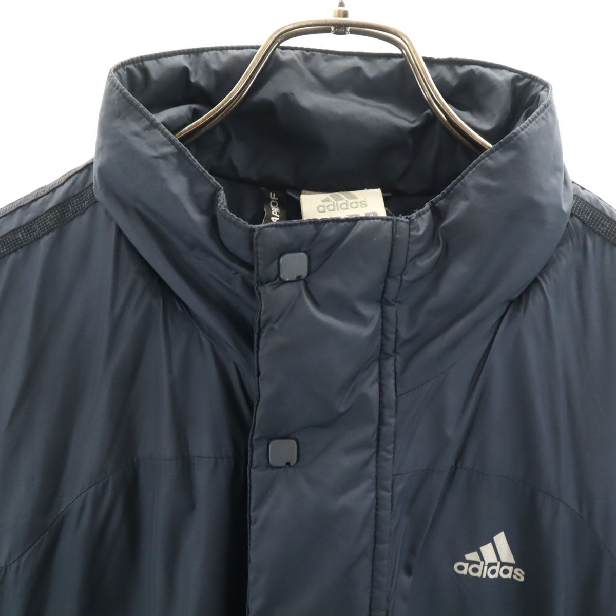 adidas アディダス 中綿ジャケット O ネイビー メンズ 古着 - メルカリ