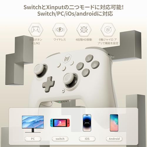 迅速に発送 Nintendo Switch 2 Proコントローラー BIGBIG WON CHOCO コントローラー Bluetooth無線 有線接続 連射機能 4階段HD振動 NFC機能 背面ボタン付き 128段階マクロ機