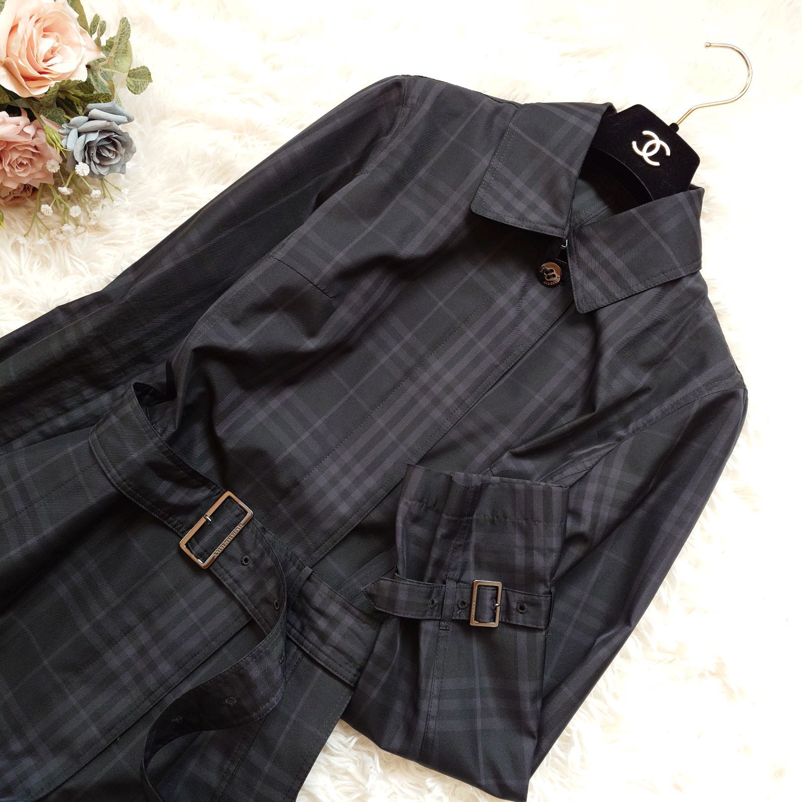 美品 バーバリー ロンドン BURBERRY LONDON チェック柄 ノヴァチェック