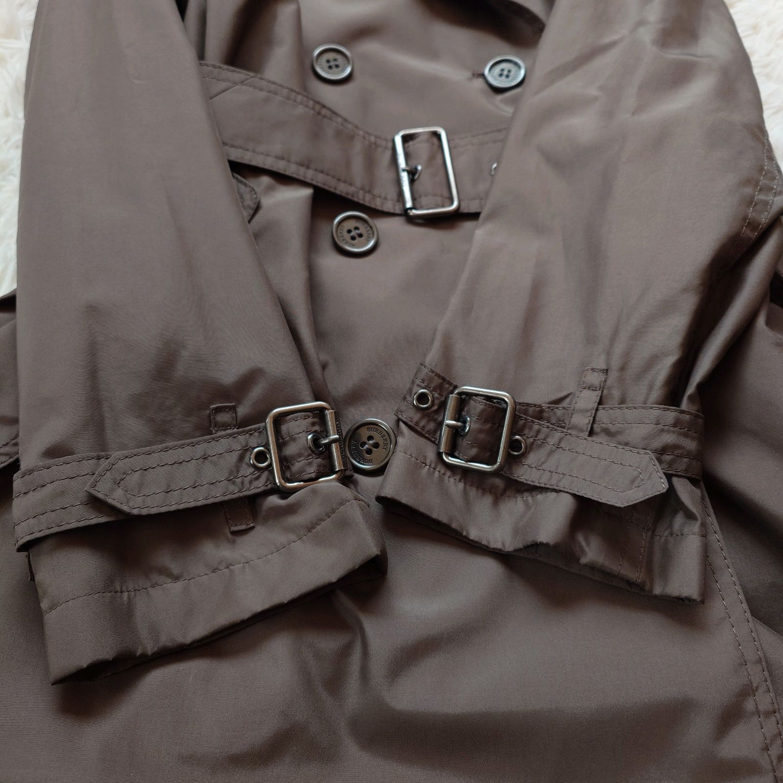 美品 バーバリーロンドン BURBERRY LONDON スプリングコート レイン