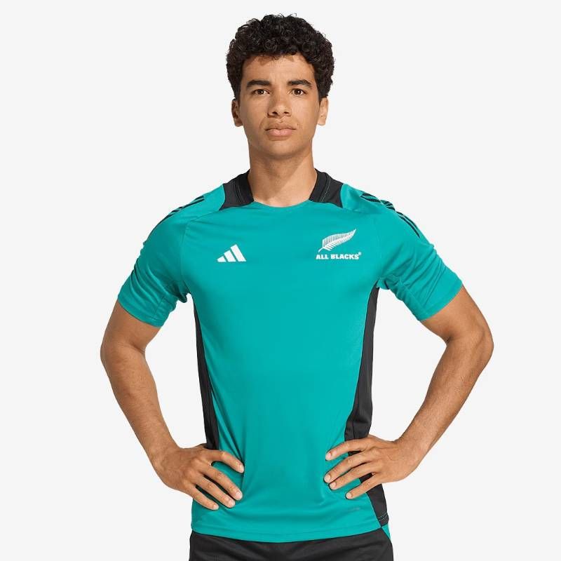 【送料無料・匿名配送】adidas ラグビー ウェア オールブラックス 25/26 パフォーマンスTシャツ ティール 青緑 新品