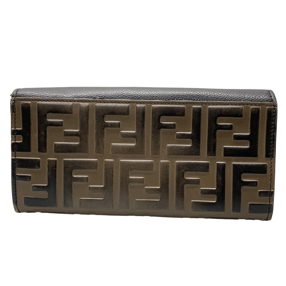 FENDI(フェンディ) 長財布 エフイズフェンディ,ズッカ柄 8M0251 グレー