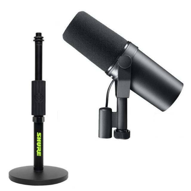 SHURE カーディオイド型 ダイナミック マイク SM7B + Gator SH