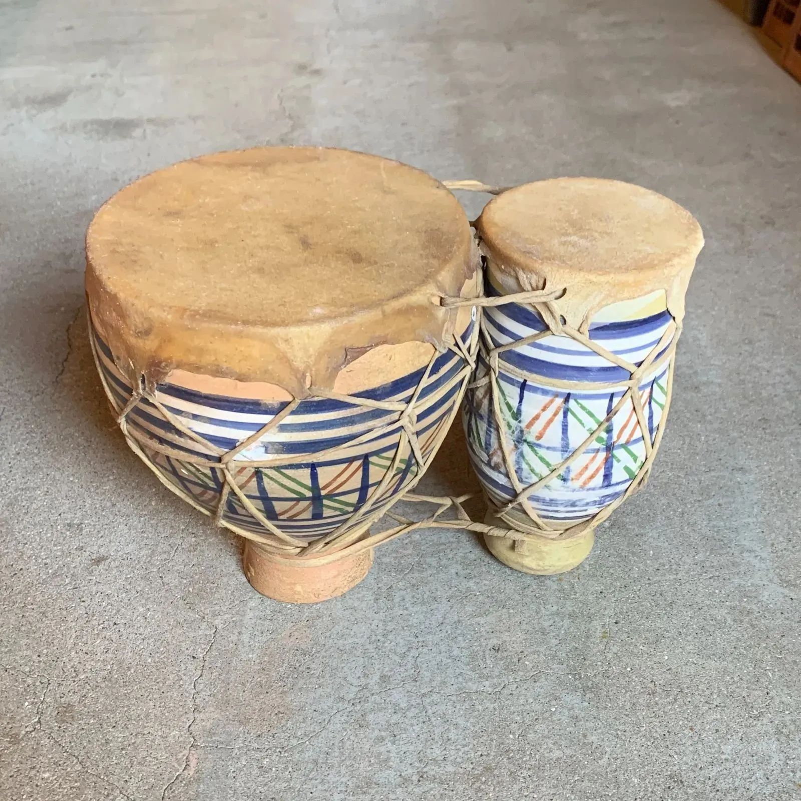 モロッコ 民族楽器 タムタム 太鼓 トバイラ 陶器 /HM-0212 - メルカリ