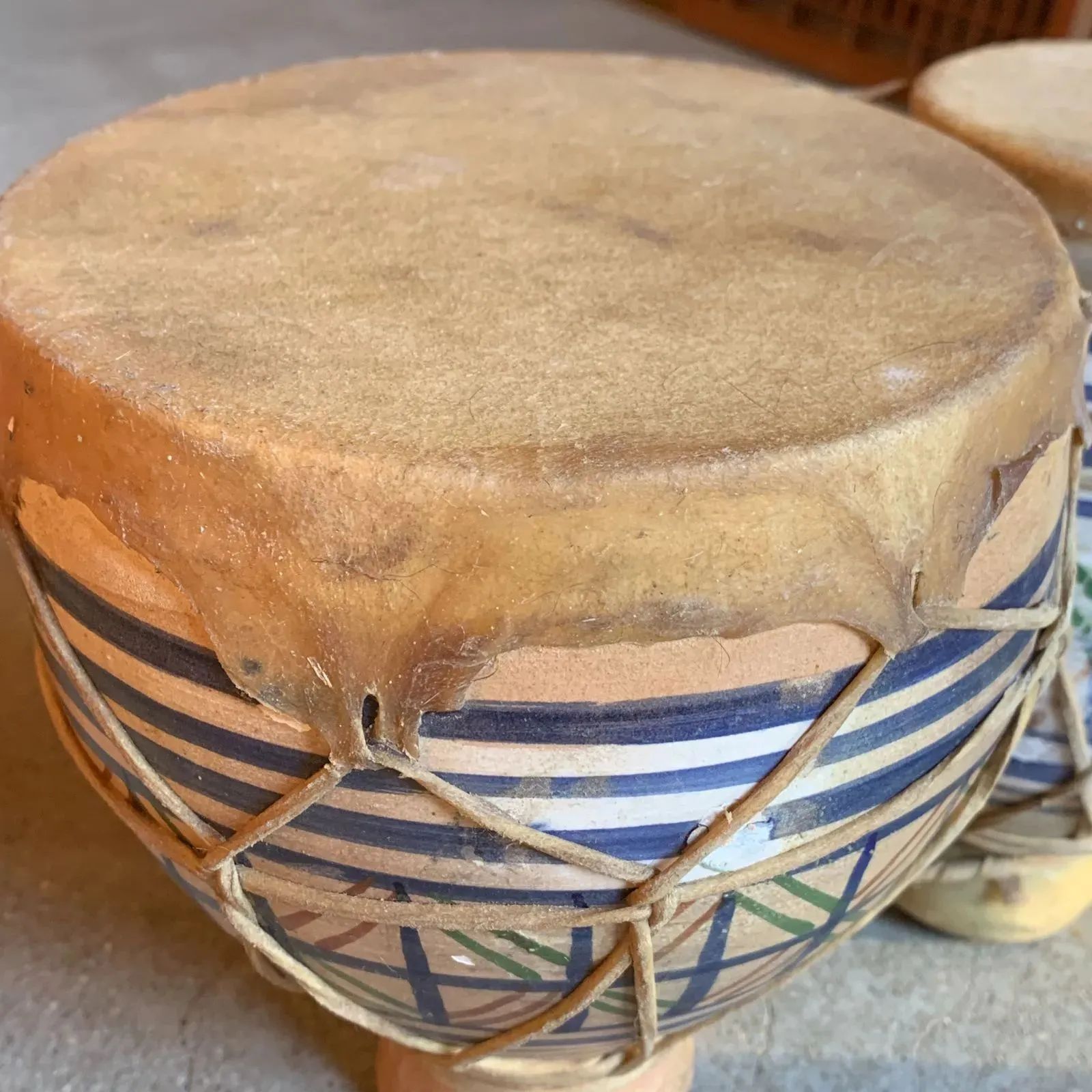 モロッコ 民族楽器 タムタム 太鼓 トバイラ 陶器 /HM-0212 - メルカリ