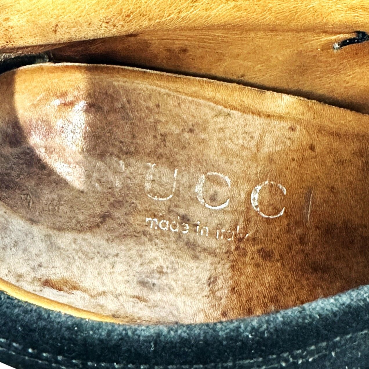 GUCCI】グッチ ホースビット スエード ブーツ 1140067 ブラック ドレス 