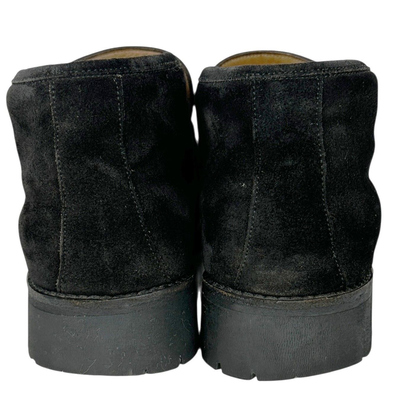 GUCCI】グッチ ホースビット スエード ブーツ 1140067 ブラック ドレス 
