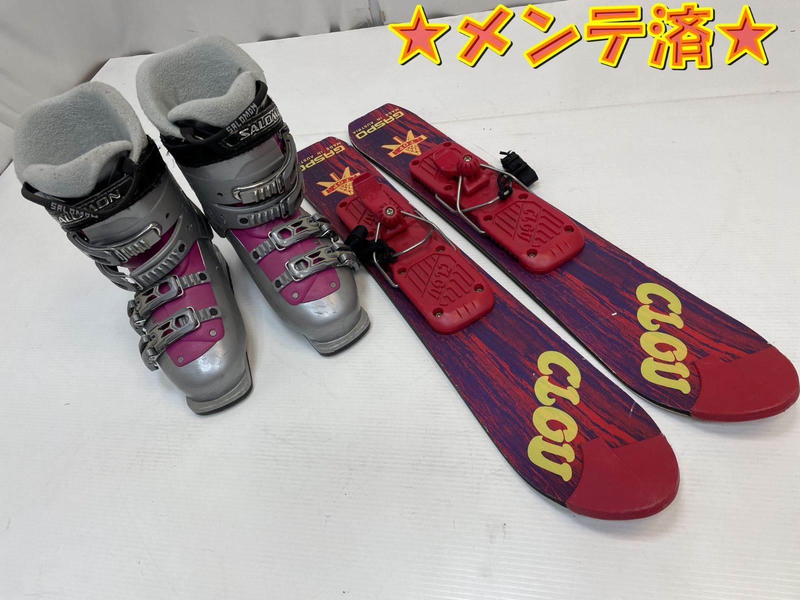 ◇メンテ済◇ スキーボード GASPO CLOV 70cm セット ⑥ ski-231112-05 