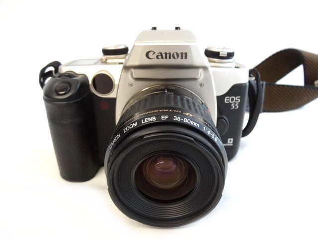 通電確認済み Canon EOS 55 望遠レンズセット □ 35-80mm 75-300mm