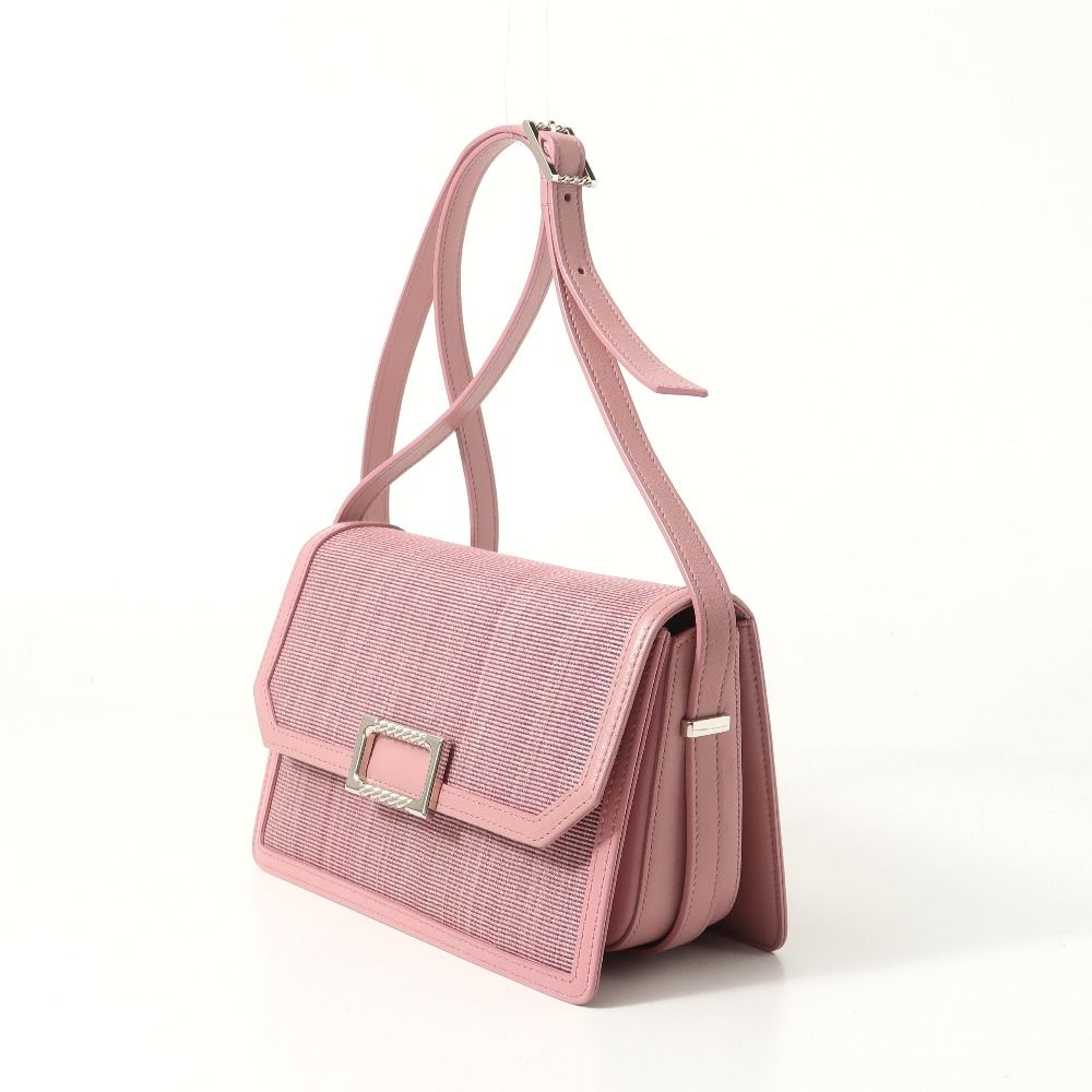 □美品□COMTESSE コンテス ショルダーバッグ ホースヘア レザー 鞄