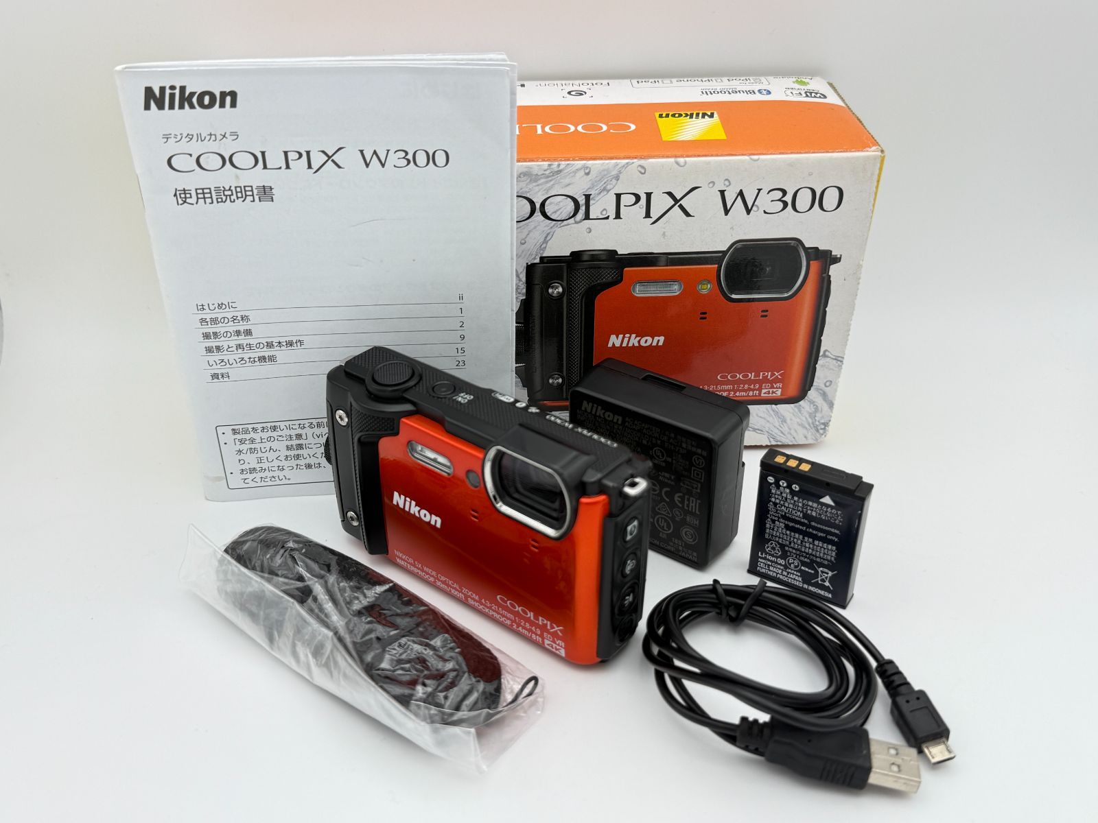 Nikon COOLPIX W300 オレンジ OR ニコン クールピクス デジタルカメラ