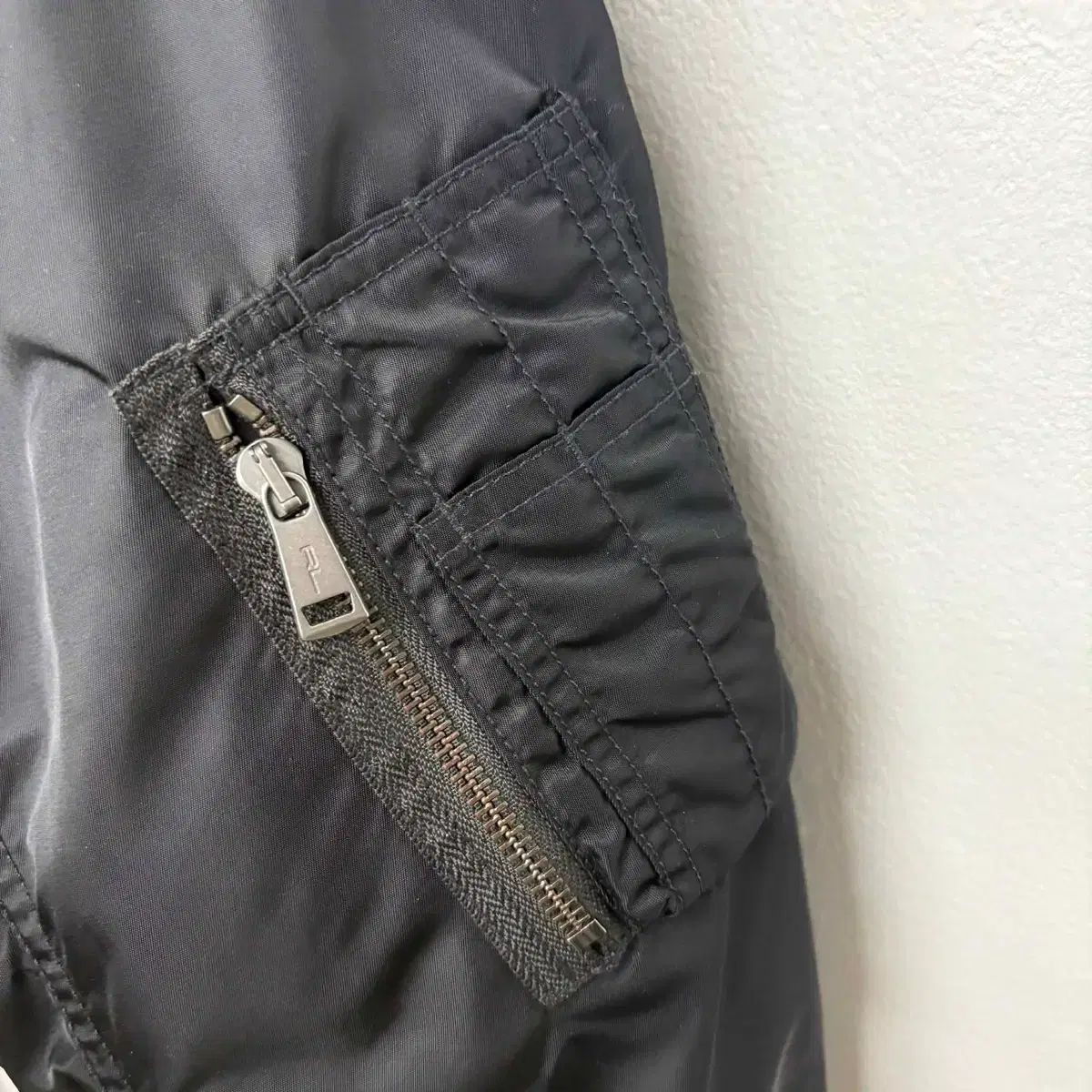 M ポロ ラルフローレン ブラック MA-1 ブルゾン ジャケット - メルカリ