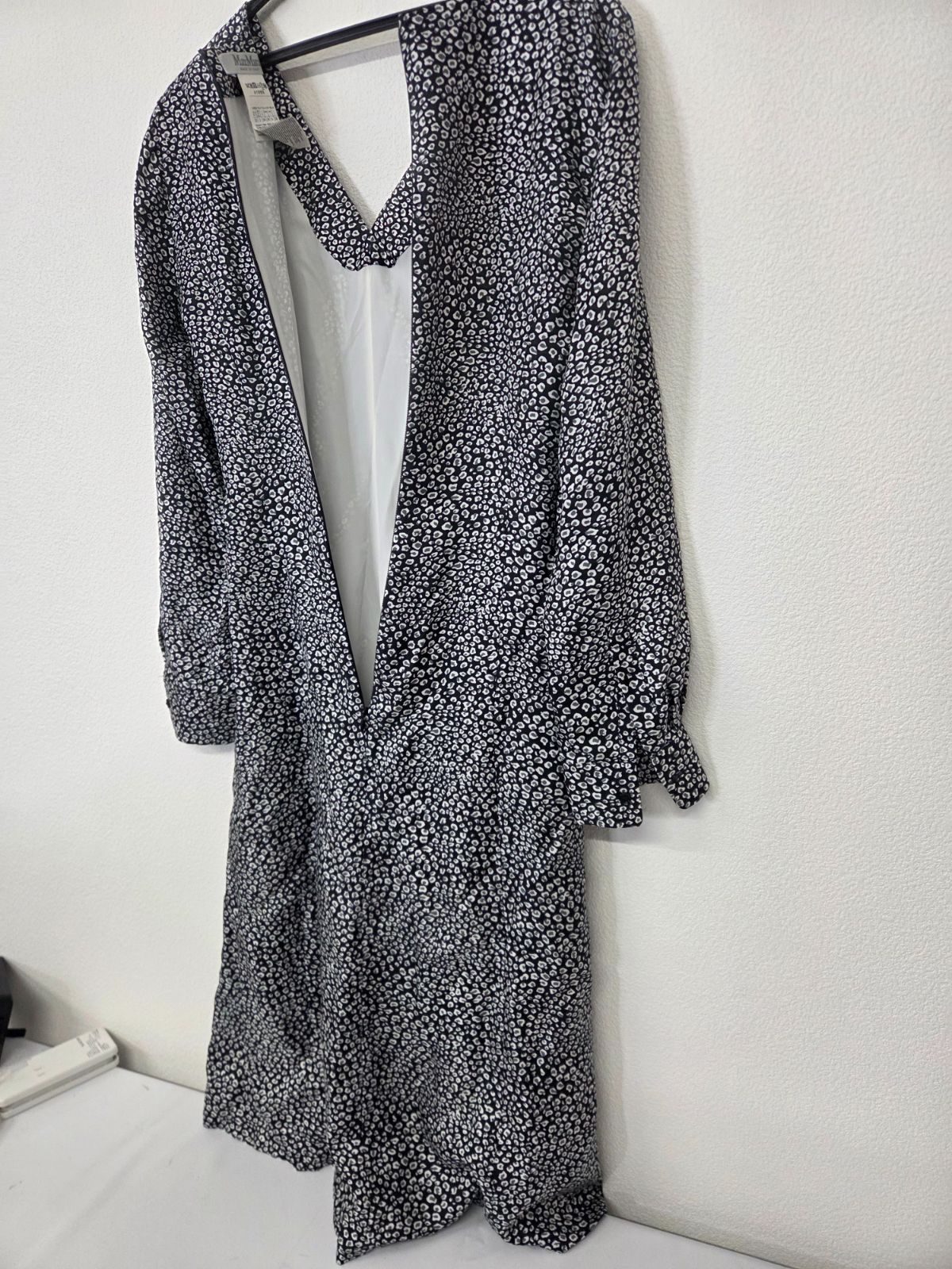 Max Mara マックスマーラ シルク100％ ワンピース イタリア製 総柄