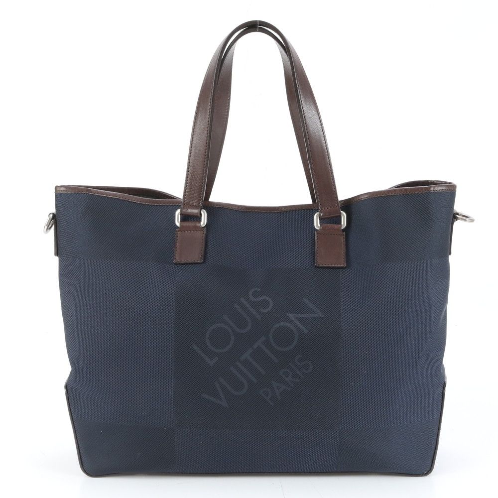 極美品 ルイヴィトン ダミエ ジェアン カバ イーストウエスト N41115