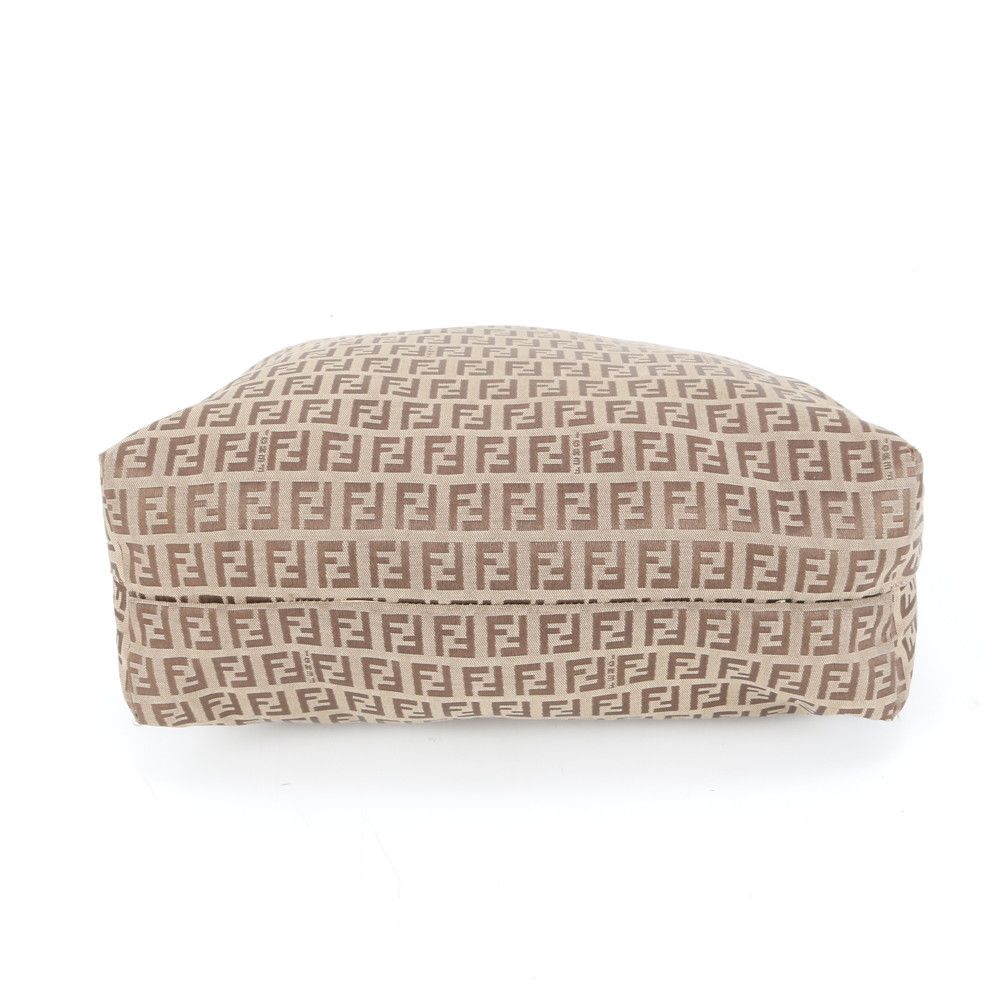 美品 フェンディ ズッキーノ レザー ナイロン トート バッグ 肩掛け