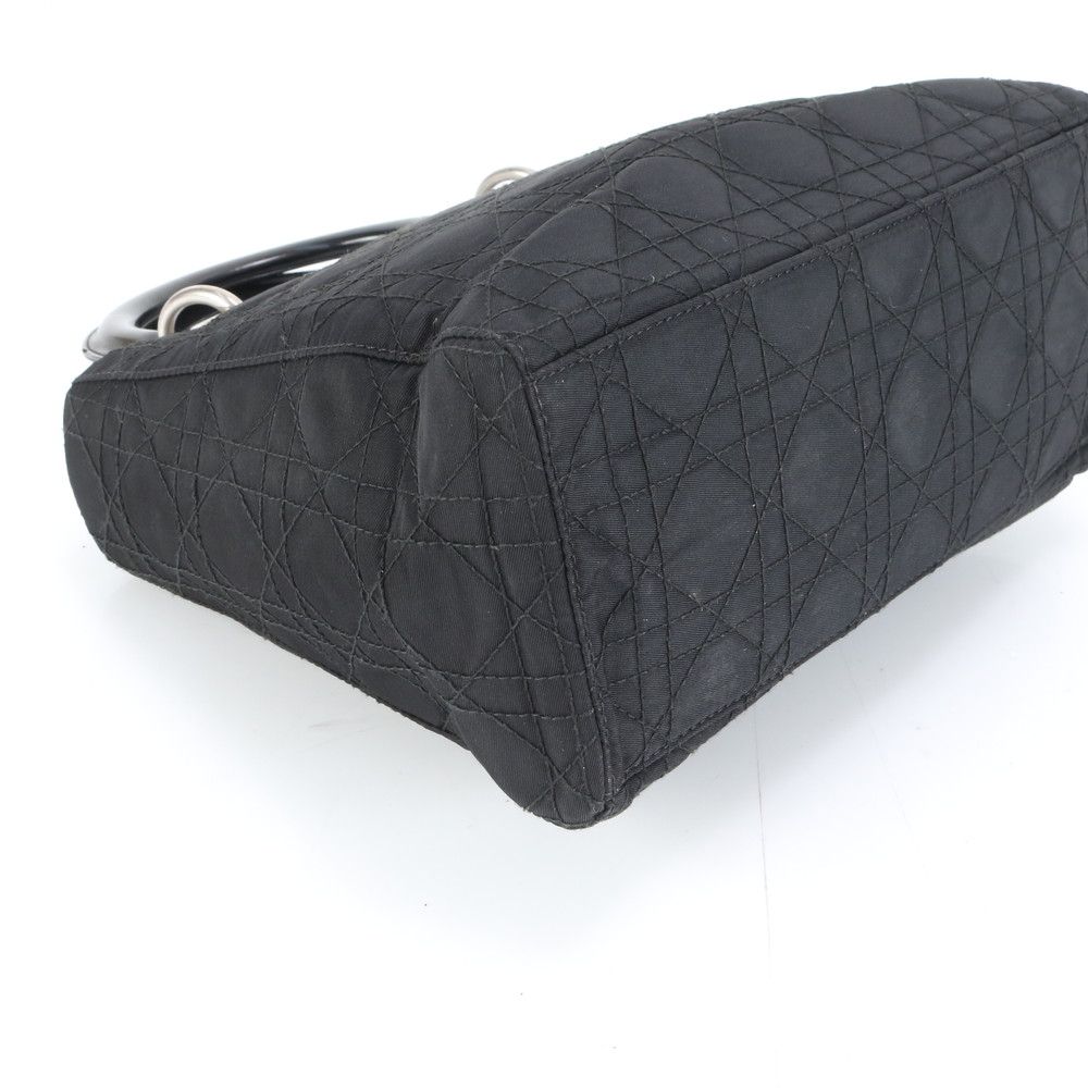 美品 クリスチャンディオール レディディオール レザー キャンバス