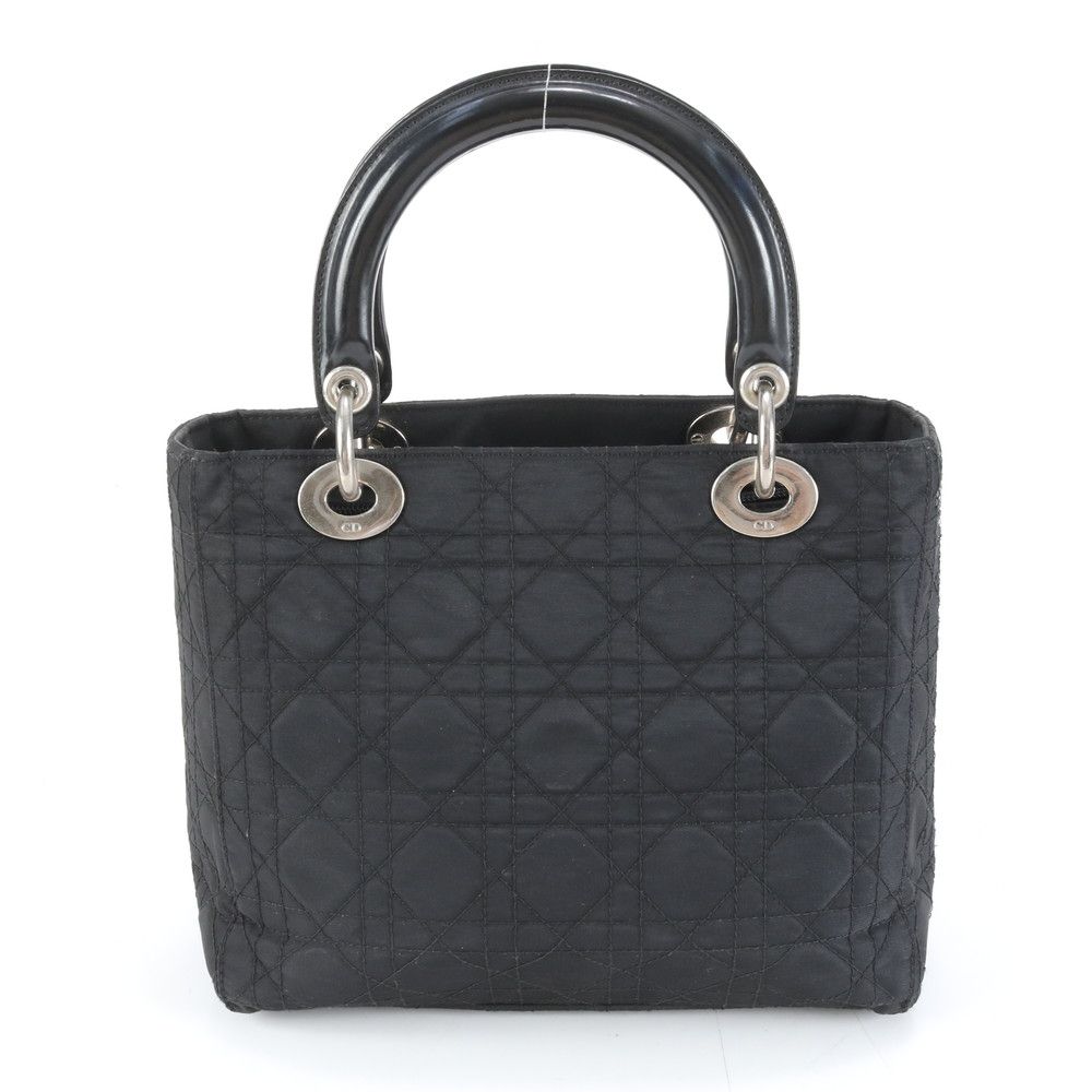 美品 クリスチャンディオール レディディオール レザー キャンバス