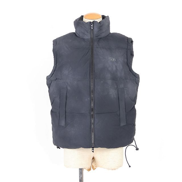 ディーゼル DIESEL【訳あり】64%OFF メンズ ダウンベスト ブラック