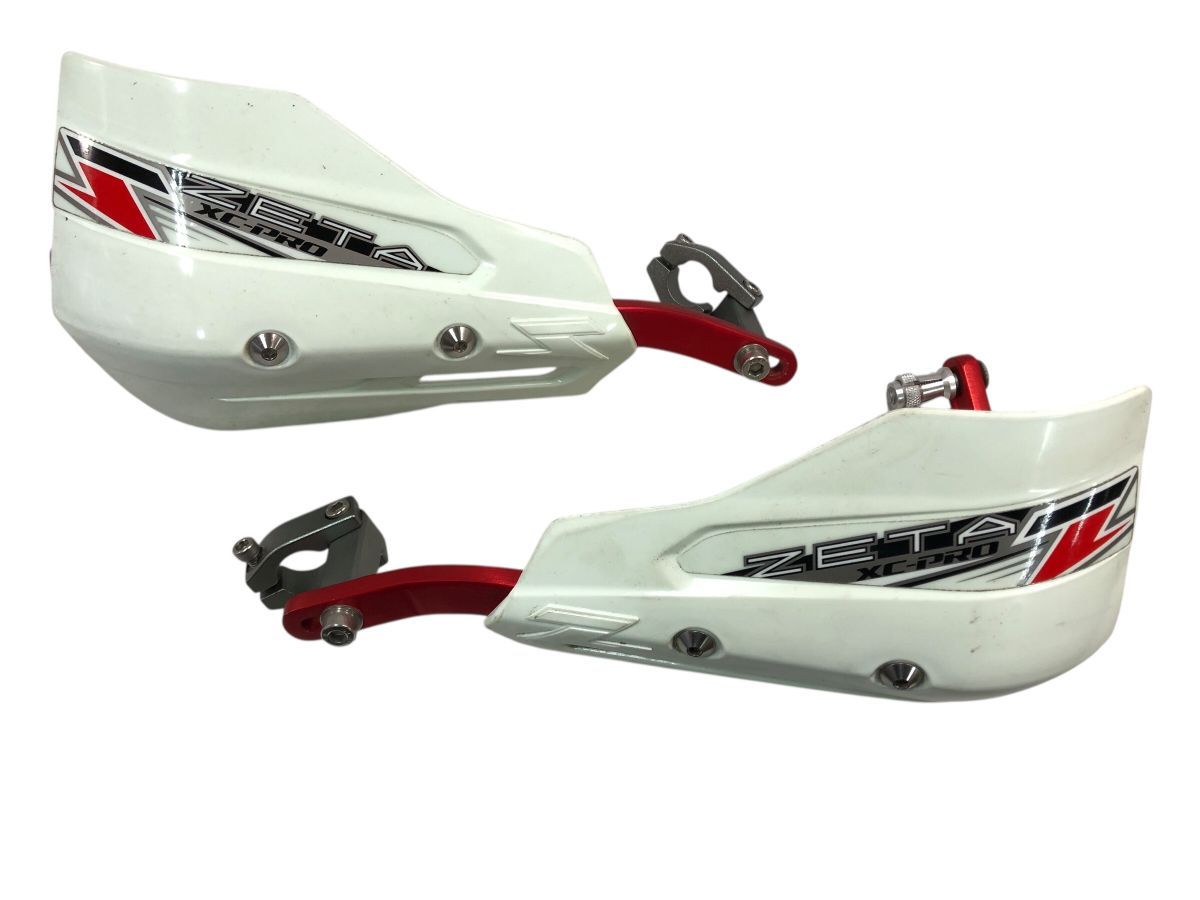 ZETA アーマーハンドガード XCプロテクター黒 小傷有 曲り無し（中古