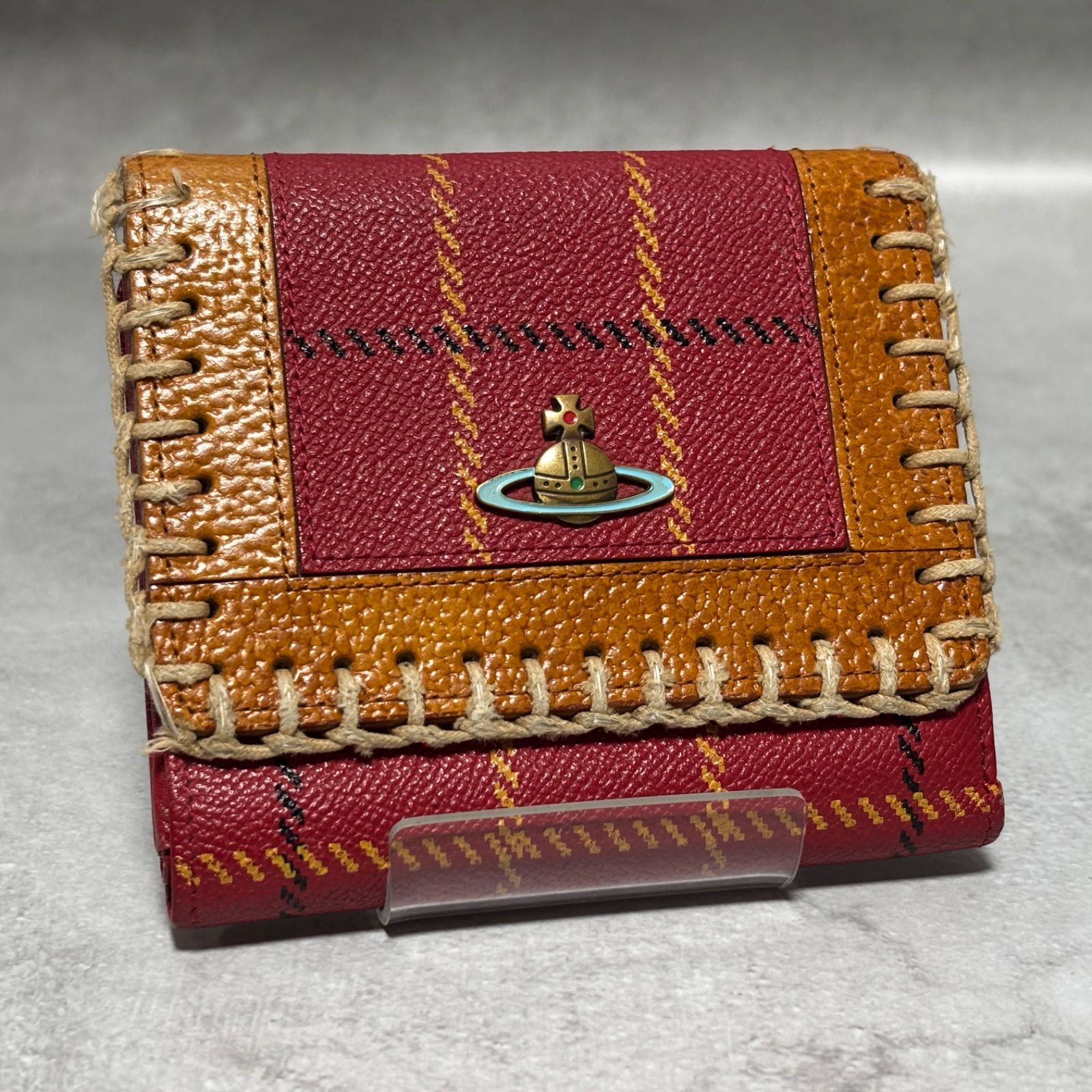 希少 Vivienne Westwood ヴィヴィアンウエストウッド 折り財布 レッド