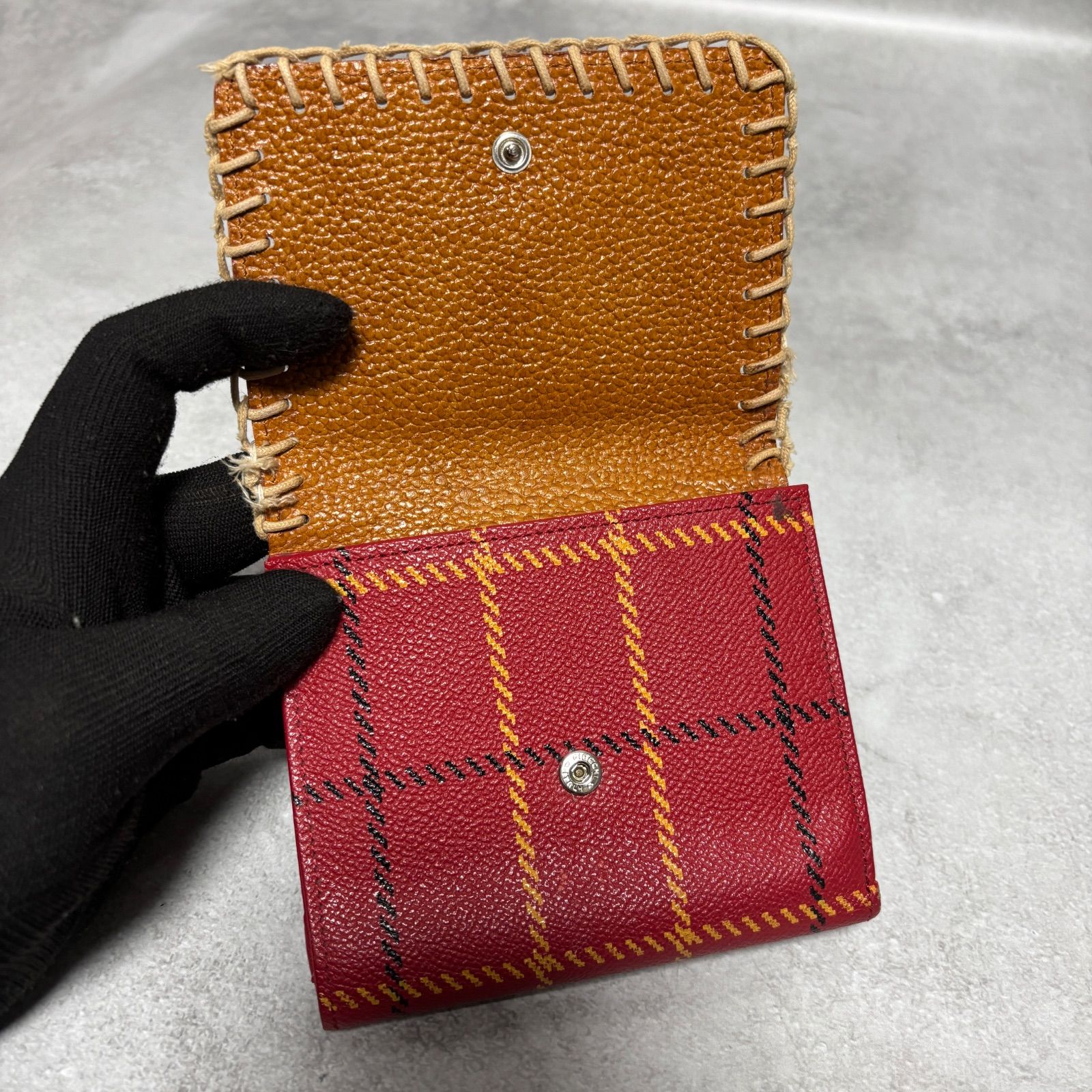 希少 Vivienne Westwood ヴィヴィアンウエストウッド 折り財布 レッド