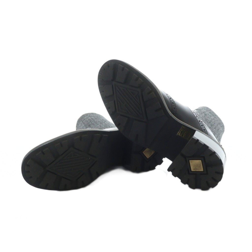 【良品】　Chloe　クロエ　フランヌ　ソックス　アンクルブーツ　ミドルブーツ クロエ CHLOE フランヌ レザー ニット 切替 ソックス アンクル ブーツ