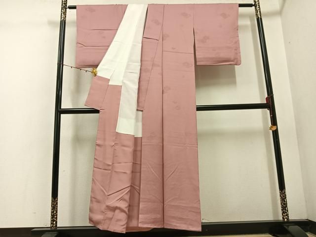 平和屋着物□上質な色無地 洗朱色 正絹 逸品 AABF2457ph - メルカリ