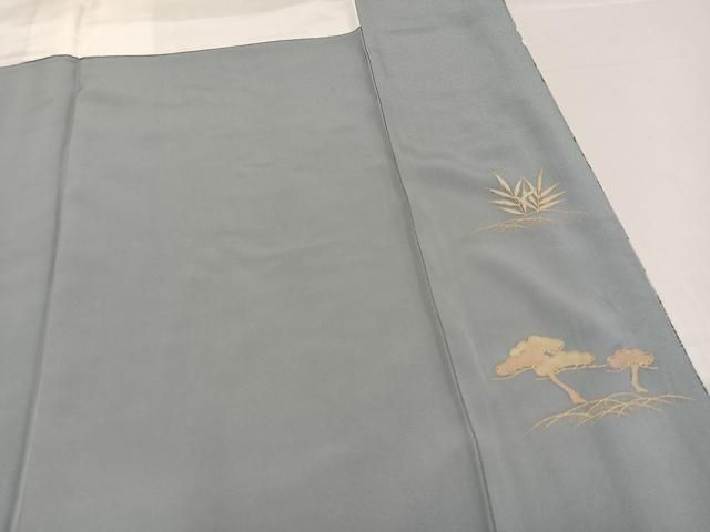 平和屋着物□訪問着 友禅 草花籬文 暈し染め 正絹 逸品 AABF2464ph