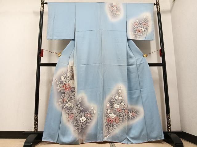 平和屋着物□訪問着 枝花文 暈し染め 正絹 逸品 AABF2485ph - メルカリ